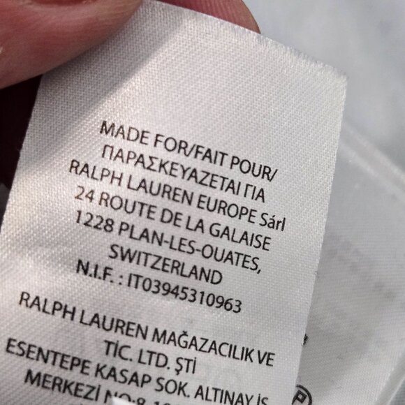 Lauren Ralph Lauren Size 6 Wide Leg High-Rise Cropped Jeans Dark Wash - Picture 12 of 13